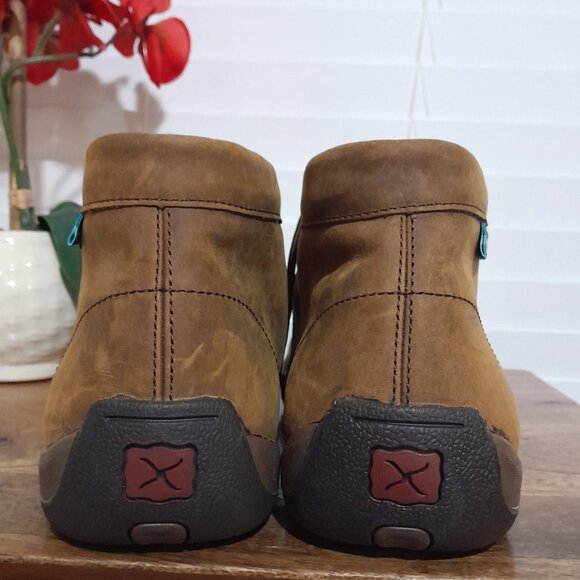 Twisted X Men's Work Waterproof Oil Slip Resistant Chukka Driving Moc Boots 11M - Picture 1 of 11